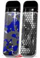 Skin Decal Wrap 2 Pack for Smok Novo v1 WraptorCamo Old School Camouflage Camo Blue Royal VAPE NOT INCLUDED