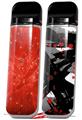 Skin Decal Wrap 2 Pack for Smok Novo v1 Stardust Red VAPE NOT INCLUDED