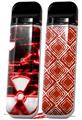 Skin Decal Wrap 2 Pack for Smok Novo v1 Radioactive Red VAPE NOT INCLUDED