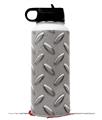 Skin Wrap Decal compatible with Hydro Flask Wide Mouth Bottle 32oz Diamond Plate Metal 02 (BOTTLE NOT INCLUDED)