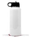 Skin Wrap Decal compatible with Hydro Flask Wide Mouth Bottle 32oz Solids Collection White (BOTTLE NOT INCLUDED)