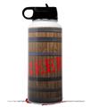 Skin Wrap Decal compatible with Hydro Flask Wide Mouth Bottle 32oz Beer Barrel (BOTTLE NOT INCLUDED)