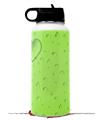 Skin Wrap Decal compatible with Hydro Flask Wide Mouth Bottle 32oz Raining Neon Green (BOTTLE NOT INCLUDED)