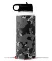 Skin Wrap Decal compatible with Hydro Flask Wide Mouth Bottle 32oz WraptorCamo Old School Camouflage Camo Black (BOTTLE NOT INCLUDED)