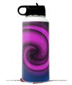 Skin Wrap Decal compatible with Hydro Flask Wide Mouth Bottle 32oz Alecias Swirl 01 Purple (BOTTLE NOT INCLUDED)