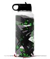 Skin Wrap Decal compatible with Hydro Flask Wide Mouth Bottle 32oz Abstract 02 Green (BOTTLE NOT INCLUDED)