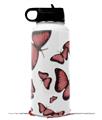 Skin Wrap Decal compatible with Hydro Flask Wide Mouth Bottle 32oz Butterflies Pink (BOTTLE NOT INCLUDED)