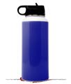 Skin Wrap Decal compatible with Hydro Flask Wide Mouth Bottle 32oz Solids Collection Royal Blue (BOTTLE NOT INCLUDED)
