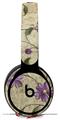 Skin Decal Wrap works with Original Beats Solo Pro Headphones Flowers and Berries Purple Skin Only BEATS NOT INCLUDED