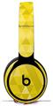 Skin Decal Wrap works with Original Beats Solo Pro Headphones Triangle Mosaic Yellow Skin Only BEATS NOT INCLUDED