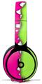 Skin Decal Wrap works with Original Beats Solo Pro Headphones Ripped Colors Hot Pink Neon Green Skin Only BEATS NOT INCLUDED