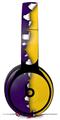 Skin Decal Wrap works with Original Beats Solo Pro Headphones Ripped Colors Purple Yellow Skin Only BEATS NOT INCLUDED