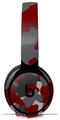 Skin Decal Wrap works with Original Beats Solo Pro Headphones WraptorCamo Old School Camouflage Camo Red Dark Skin Only BEATS NOT INCLUDED