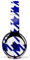 Skin Decal Wrap works with Original Beats Solo Pro Headphones Houndstooth Royal Blue Skin Only BEATS NOT INCLUDED