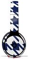 Skin Decal Wrap works with Original Beats Solo Pro Headphones Houndstooth Navy Blue Skin Only BEATS NOT INCLUDED