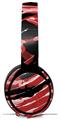 Skin Decal Wrap works with Original Beats Solo Pro Headphones Alecias Swirl 02 Red Skin Only BEATS NOT INCLUDED