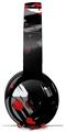 Skin Decal Wrap works with Original Beats Solo Pro Headphones Abstract 02 Red Skin Only BEATS NOT INCLUDED