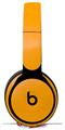 Skin Decal Wrap works with Original Beats Solo Pro Headphones Solids Collection Orange Skin Only BEATS NOT INCLUDED