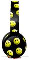 Skin Decal Wrap works with Original Beats Solo Pro Headphones Smileys on Black Skin Only BEATS NOT INCLUDED