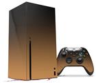 WraptorSkinz Skin Wrap compatible with the 2020 XBOX Series X Console and Controller Smooth Fades Bronze Black (XBOX NOT INCLUDED)