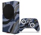 WraptorSkinz Skin Wrap compatible with the 2020 XBOX Series S Console and Controller Camouflage Blue (XBOX NOT INCLUDED)