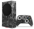 WraptorSkinz Skin Wrap compatible with the 2020 XBOX Series S Console and Controller Marble Granite 06 Black Gray (XBOX NOT INCLUDED)