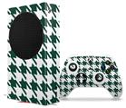 WraptorSkinz Skin Wrap compatible with the 2020 XBOX Series S Console and Controller Houndstooth Hunter Green (XBOX NOT INCLUDED)