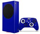 WraptorSkinz Skin Wrap compatible with the 2020 XBOX Series S Console and Controller Solids Collection Royal Blue (XBOX NOT INCLUDED)