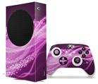 WraptorSkinz Skin Wrap compatible with the 2020 XBOX Series S Console and Controller Mystic Vortex Hot Pink (XBOX NOT INCLUDED)