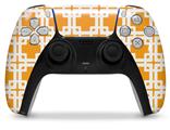 WraptorSkinz Skin Wrap compatible with the Sony PS5 DualSense Controller Boxed Orange (CONTROLLER NOT INCLUDED)