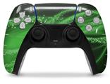 WraptorSkinz Skin Wrap compatible with the Sony PS5 DualSense Controller Mystic Vortex Green (CONTROLLER NOT INCLUDED)