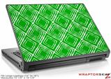 Large Laptop Skin Wavey Green