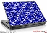 Large Laptop Skin Wavey Royal Blue