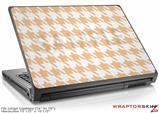 Large Laptop Skin Houndstooth Peach