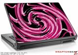 Large Laptop Skin Alecias Swirl 02 Hot Pink