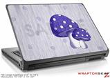 Large Laptop Skin Mushrooms Purple