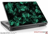 Large Laptop Skin Skulls Confetti Seafoam Green