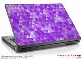 Medium Laptop Skin Triangle Mosaic Purple