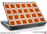 Medium Laptop Skin Squared Burnt Orange