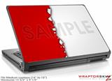 Medium Laptop Skin Ripped Colors Red White