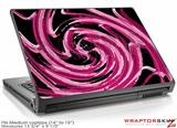 Medium Laptop Skin Alecias Swirl 02 Hot Pink