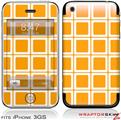 iPhone 3GS Decal Style Skin - Squared Orange