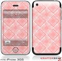iPhone 3GS Decal Style Skin - Wavey Pink