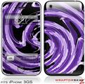 iPhone 3GS Decal Style Skin - Alecias Swirl 02 Purple