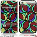 iPhone 3GS Decal Style Skin - Crazy Dots 04