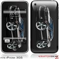 iPhone 3GS Decal Style Skin - 2010 Camaro RS Black