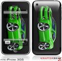 iPhone 3GS Decal Style Skin - 2010 Camaro RS Green