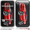 iPhone 3GS Decal Style Skin - 2010 Camaro RS Red