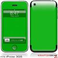 iPhone 3GS Decal Style Skin - Solids Collection Green