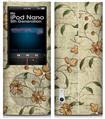 iPod Nano 5G Skin Flowers and Berries Orange